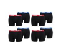 Puma Herren Boxershorts 8er Pack Black Blue Red : XXL