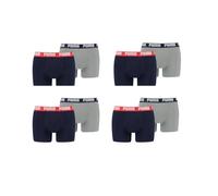 Puma Herren Boxershorts 8er Pack Blue Grey Melange : XXL