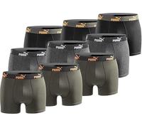 PUMA Herren Boxershorts im 9er Pack Limited Edition- Orange- Grösse XXL