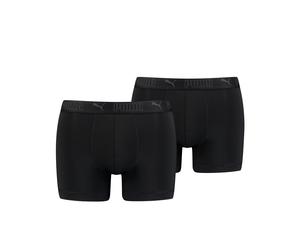 Puma Herren Boxershorts Men Sport Microfiber Boxer 2P 701210961-001 S Black