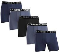 Puma Herren-Boxershorts, Mikrofaser, 5er-Pack