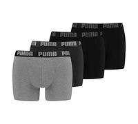 PUMA Herren Boxershorts Shorts Unterhosen Everyday Boxer 4er Pack, Wäschegröße:L, Artikel:-004 Black/Grey Melange