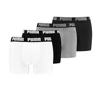 PUMA Herren Boxershorts Shorts Unterhosen Everyday Boxer 4er Pack, Wäschegröße:XXL, Artikel:-002 White/Grey Melange