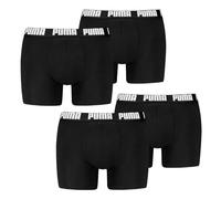 PUMA Herren Boxershorts Trunks Basic Elements aus Baumwolle mit Elasthan, 4er Pack