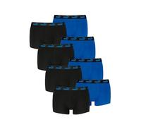 Puma Herren Boxershorts Trunks Basic Elements aus Baumwolle mit Elasthan, 8er Pack, Größe XXL in Schwarz Blau