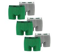 PUMA Herren Boxershorts Unterhosen 521015001 6er Pack, Wäschegröße:XL, Artikel:-075 Amazon Green