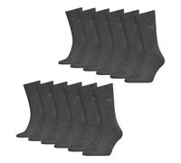 PUMA Herren Business Socken Strümpfe Classic Socks 6 Paar, Farbe:Grau, Größe:39-42, Artikel:-201 anthracite