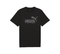 T-Shirt PUMA "Camo T-Shirt Herren", Damen, Gr. XL, schwarz, Obermaterial: 100% Baumwolle. Rippe: 29% Polyester, 71% Baumwolle, regular fit, Rundhals, Shirts T-Shirt (18187316-XL) schwarz