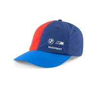 PUMA Herren Cap - BMW Motorsport Heritage Cap, Polyamid, Logo, einfarbig, One Size Blau/Rot One size Mehrfarbig