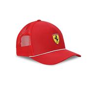 Puma Herren Cap - Ferrari Sportswear Race Trucker Cap, Polyester, Logo, einfarbig, One Size, rot, size Rot