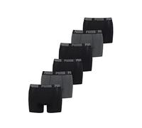 PUMA Herren Everyday Boxer Briefs 3 er Pack, Farbe:223 - Black/Anthracite, Bekleidungsgröße:M