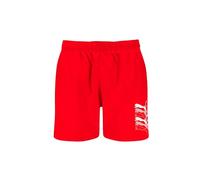 PUMA Herren Cat Logo Mid Length Swim Trunks, Rot, L EU