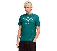 PUMA Class T-Shirt mit Grafik Herren, Kleidung, Grün, M Green