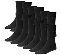 PUMA Herren Classic Casual Business Socken 12er Pack Black 200-47/49