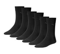 PUMA Herren Classic Casual Business Socken 6er Pack (39-42, Black)