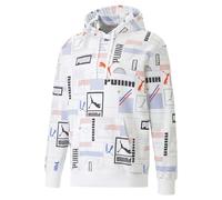 PUMA - Herren Classics Gen. AOP Hoodie Tr, Farbe Weiß/AOP, Größe: XL