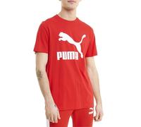 PUMA Herren Classics Tee T-Shirt, Logo/High Risk Red, L