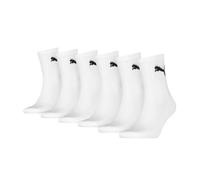 PUMA Kurze Crew-Socken im 6er-Pack | Mit Aucun | Weiß | Größe: 47-49 white