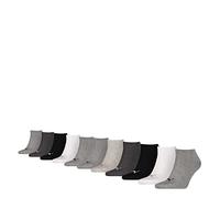 PUMA Herren Damen Sneaker Plain Füsslinge 11P (35-38, Grey Combo)