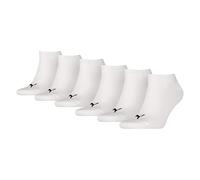 Puma Sneaker Socken Plain 6-Pack weiß : 35-38