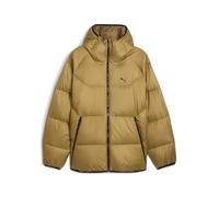 PUMA Herren Daunen-Pufferjacke mit Kapuze M, Honey Butter Brown