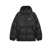 PUMA Daunen-Pufferjacke mit Kapuze Herren, Kleidung, Schwarz, XL Black