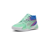 PUMA Herren Dagger Basketball Shoe Sneaker, Green Glimmer-Pure Magenta, 39 EU