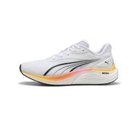 PUMA Herren Electrify Nitro 4 Straßen-Laufschuh, White-Poison Pink-Sun Stream, 44 EU, Puma White Poison Pink Sun Stream, 44.5 EU