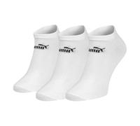 Puma Socken ELEMENTS Unisex PLAIN SNEAKER 3P Weiß Größe 39-42