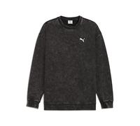 Puma Sweatshirt ESS Elevated Relaxed Wash Crew FL Herren Schwarz L
