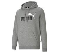 PUMA Herren ESS+ 2 Col Big Logo Hoodie FL Sweat