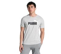 Puma Herren ESS 2 Color No. 1 Logo Tee Sportstyle Core, Grau - Light Gray Heather, L