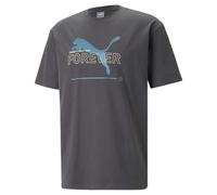 PUMA Herren ESS Better Relaxed Graphic Tee T-Shirt, Flach, dunkelgrau, L