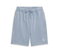 PUMA Herren ESS Elevated Relaxed Wash 9" Strick-Shorts, Cool Blue, L EU