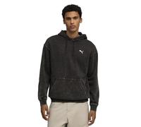 PUMA Essentials Elevated Relaxed Wash Hoodie Herren, Accessoires, Schwarz, L Black