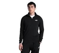 Puma Herren ESS No. 1 Logo Half-Zip TR Crew-Sweatshirts, Puma Black,