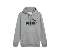 Hoodie PUMA "Essentials No. 1 Logo Hoodie Herren", Herren, Gr. XS, grau (medium gray heather), Obermaterial: 34% Polyester, 66% Baumwolle; Kapuzenfutter: 100% Baumwolle; Rippe: 97% Baumwolle, 3% Elast