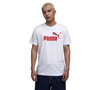 PUMA Herren ESS No. 1 Logo T-Shirt L, White Glow Heather
