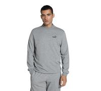 PUMA Essentials Small No. 1 Logo French Terry Crew Sweatshirt Herren 03 - medium gray heather XXL