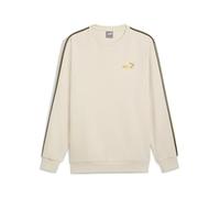 PUMA Herren ESS Tape MINIMAL Gold Rundhalsshirt M Alpine Snow White