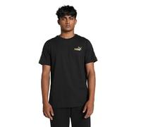 T-Shirt mit Label-Print M men Black