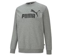 Puma Herren Essential Big Logo Crew Sweatshirt grau M