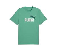 PUMA Herren Essentials 2 Colour No. 1 Logo T-Shirt XL, Vibrant Green