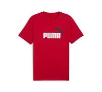 PUMA Essentials 2 Colour No. 1 Logo T-Shirt Herren, Kleidung, Rot, XXL Red