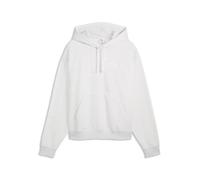 Hoodie PUMA "Essentials Oversized Hoodie Herren", Herren, Gr. L, weiß (weiß glow heather), Obermaterial: 34% Polyester, 66% Baumwolle. Kapuzenfutter: 100% Baumwolle. Rippe: 97% Baumwolle, 3% Elasthan,