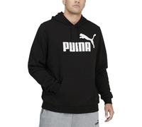 PUMA Herren Essentials Big Logo Fleece Hoodie Kapuzenpullover, Baumwolle Schwarz, XL Groß Hoch