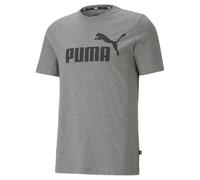 Puma Herren Essentials Logo T-Shirt (erhltlich in Big & Tall) Medium Grey Heather Large