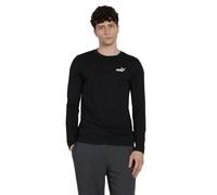 Puma ESSENTIALS NO 1 LOGO LONG SLEEVE TEE Herren Langarmshirt, schwarz, größe L