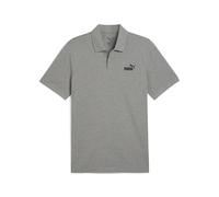 Puma Herren Polo ESS No. 1 Logo Pique – Medium Gray Heather