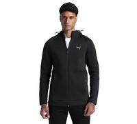 Kapuzensweatshirt PUMA "EVOSTRIPE FULL-ZIP HOODIE DK" Gr. M, schwarz (puma black) Herren Sweatshirts (10610468-M) puma black